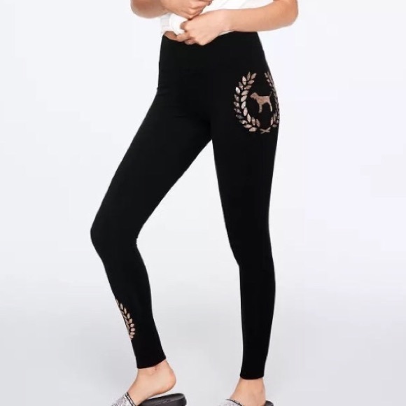 VS PINK Sequins Bling Everyday Legging Size Medium - Picture 8 of 8